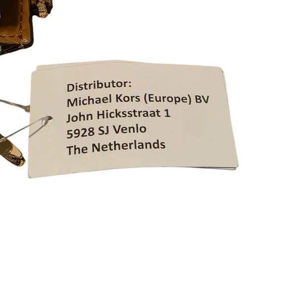 Michael Kors Jet Set Travel Large Double Zip Wristlet NWT Cream & Tan - Picture 8 of 9